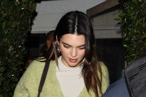 Kardashian fans mock Kendall Jenner’s all green outfit &amp; claim she ‘looks like the grinch’ in..