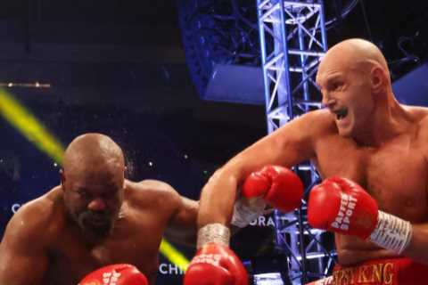 Tyson Fury STOPS Derek Chisora in tenth round to set up mouth-watering Oleksandr Usyk world title..