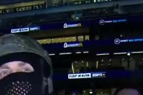 Ukrainian boxer Denis Berinchyk wears full military uniform for ring walk on Tyson Fury vs Derek..