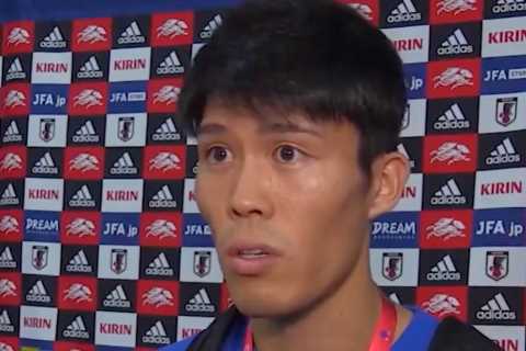 Watch Arsenal star Takehiro Tomiyasu’s stunned reaction as he’s told team-mate Gabriel Jesus got..