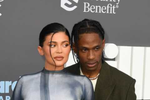 Kylie Jenner and Travis Scott ripped for flying in separate private jets to same location