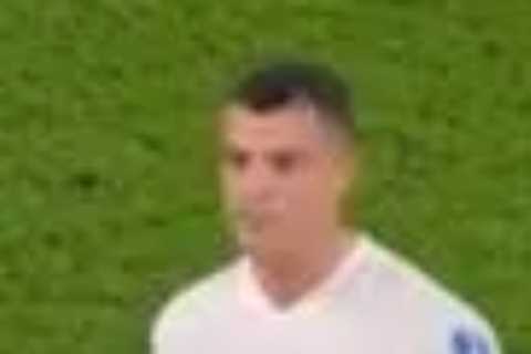 Xhaka’s dad fumes at journalist after she slams Arsenal star’s ‘disgraceful’ gesture in..