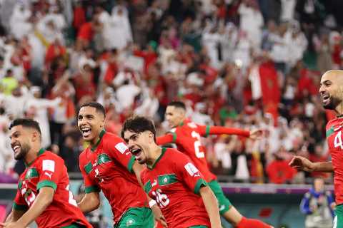 Morocco 0 Spain 0 (3-0 on penalties): Resilient Moroccans cause huge World Cup upset as they..