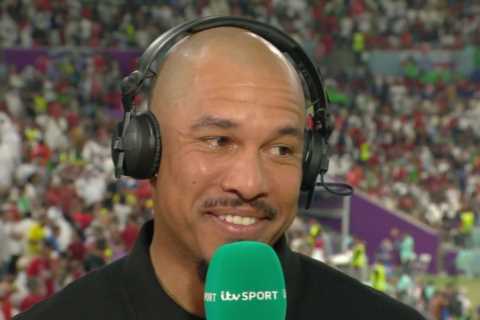 ‘Materazzi might disagree’ – Fans in hysterics as ITV World Cup pundit Nigel de Jong says Zidane..