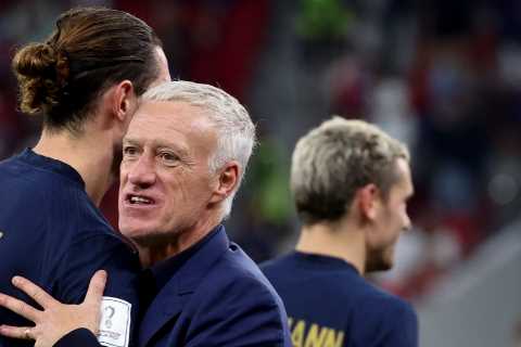 France manager Deschamps faces not having contract renewed if he loses to England in World Cup as..