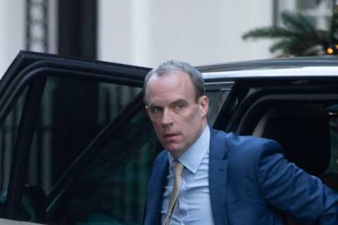 Dominic Raab hits back at claims he hurled tomatoes in front of civil servants