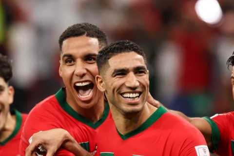 Little-known reason behind Morocco star Achraf Hakimi’s penguin celebration after World Cup penalty ..
