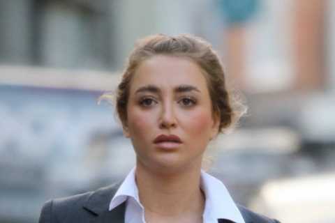 Love Island star Georgia Harrison breaks down in tears saying Stephen Bear ‘sharing OnlyFans sex..