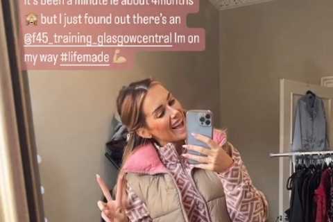 Love Island star Laura Anderson apologises after putting on eye-popping display in gym workout