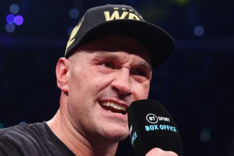 ‘Maybe when we’re 55’ – Tyson Fury takes aim at Anthony Joshua as he lifts lid on collapsed Battle..