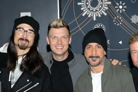 Backstreet Boys’ Nick Carter supported by bandmates in first pics since rape allegations as TV..