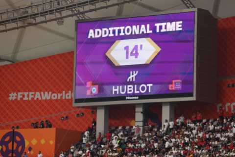 Why is there so much injury time at the 2022 World Cup?