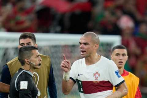‘They can give them the trophy’ – Fuming Pepe slams decision to let Argentine referee take charge..