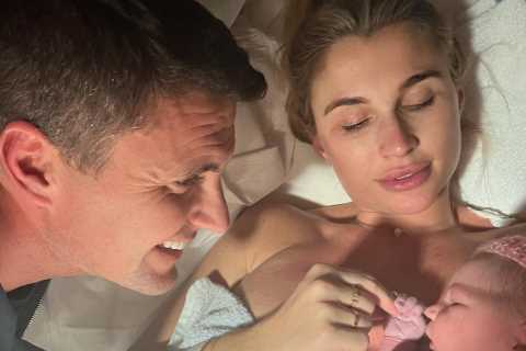Billie Faiers opens up about being a family of five days before giving birth to baby girl