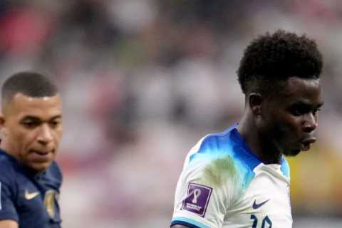 Bukayo Saka BETTER than Kylian Mbappe in England’s defeat to France according to L’Equipe but NOT..