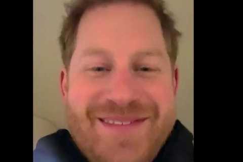 Prince Harry filmed himself grinning on ‘Freedom flight’ to US after quitting UK and Royal Family..
