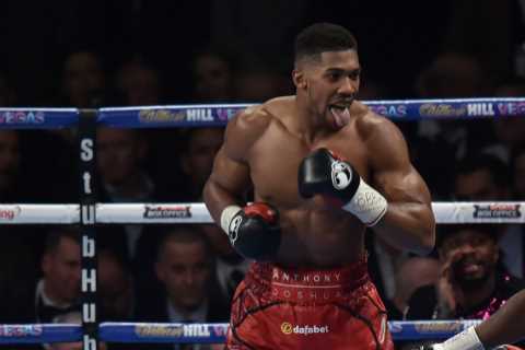 Anthony Joshua reveals he wants Dillian Whyte grudge rematch over Tyson Fury fight as London rival..