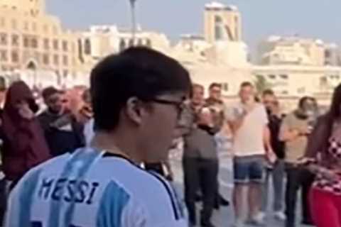 I’m World Cup’s hottest fan – Watch my fun way to ‘predict’ winner of Croatia v Argentina but it..