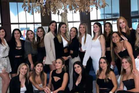 Glamorous Argentina Wags enjoy dinner ahead of World Cup clash against Croatia… but Messi’s wife is ..