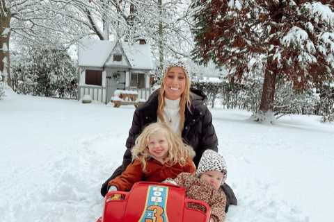 Stacey Solomon sparks fury and is cruelly mum-shamed for photo of son in the snow