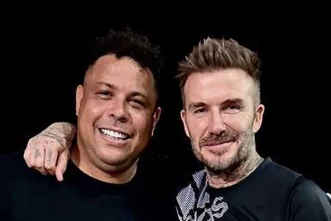 David Beckham, Ronaldo and Batistuta link up for star-studded padel match in Qatar during World Cup