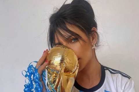 Miss Bum Bum taunts ‘World Cup’s hottest fan’ Ivana Knoll with cheeky snaps after Argentina knock..
