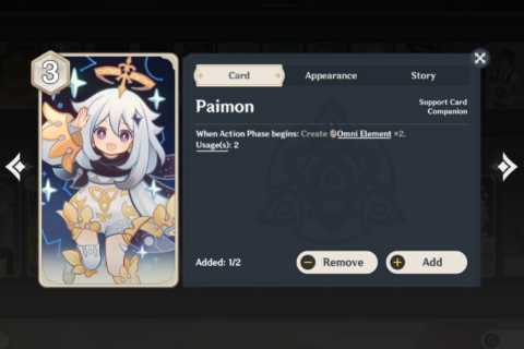 Genshin Impact: Genius Invokation Best TCG support cards