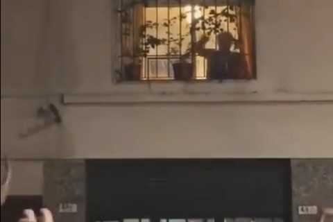 Watch amazing moment Argentina fans gather outside Lionel Messi’s grandmother’s home to sing about..