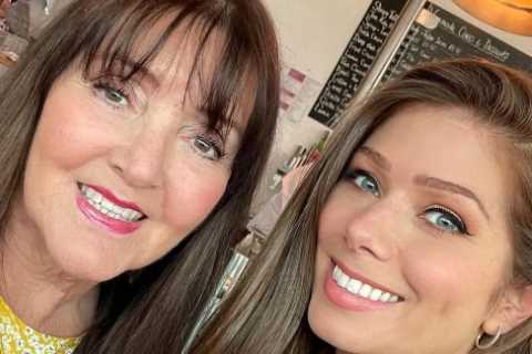 Hollyoaks star Nikki Sanderson wishes rarely seen mum happy birthday – and fans can’t believe her..