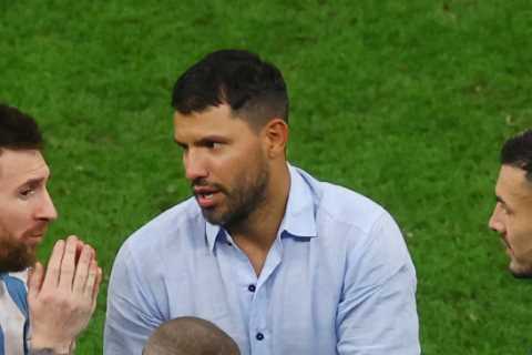 Sergio Aguero joins Argentina camp and is sharing room with Lionel Messi again ahead of World Cup..