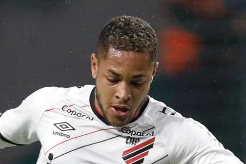 Chelsea target Brazil wonderkid Vitor Roque, 17, but Athletico Paranaense striker has amazing £87m..