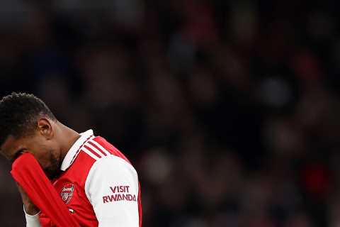 Arsenal sweat on ANOTHER attacking injury as Reiss Nelson hobbles out of Juventus friendly a week..