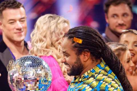 Strictly fans spot pro dancer’s ‘angry face’ after failing to win final – as Hamza Yassin triumphs