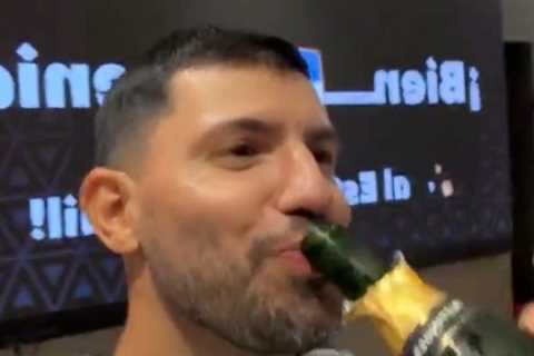 Inside Argentina’s wild dressing room celebrations as Messi dances with $10m cheque and star..