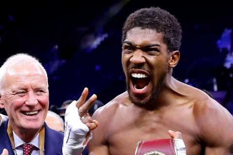 ‘He had some character’ – Anthony Joshua’s promoter Eddie Hearn dropped dad Barry twice in sparring ..