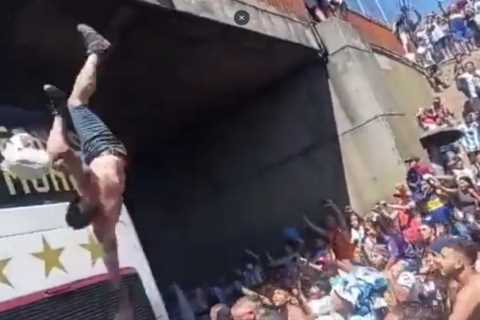 One dead and 5-year-old in coma as Argentina World Cup party descends into chaos and stars are..