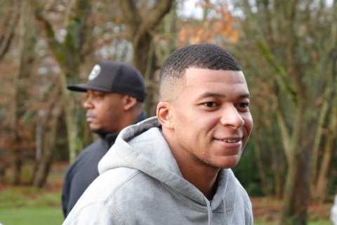 Kylian Mbappe returns to PSG training without holiday just three days after World Cup final..