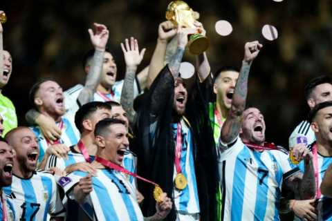 Don’t buy the hype.. Lionel Messi being draped in Arabian robe reminded us how flawed Qatar World..