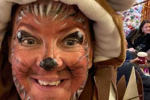 EastEnders star looks unrecognisable after transforming into hedgehog for Christmas panto