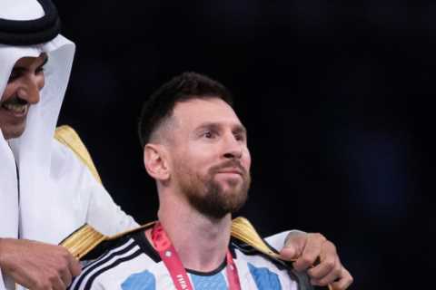 Lionel Messi offered $1MILLION for bisht he wore to lift World Cup trophy by Omani lawyer