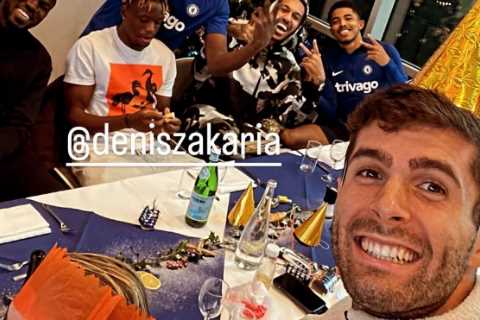 Chelsea stars enjoy Christmas lunch with Edouard Mendy looking life of the party despite ‘contract..