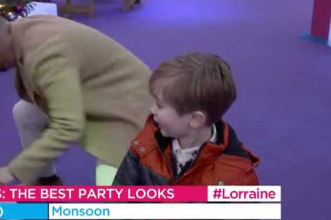 Lorraine blunder as guest bursts into tears after falling flat on her face when presenter drags her ..
