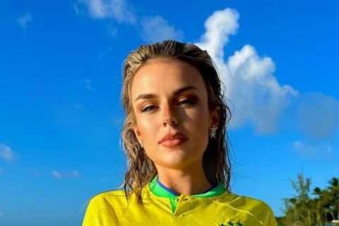 Stunning Brazil fan Tallia Storm sets pluses racing with jaw-dropping figure