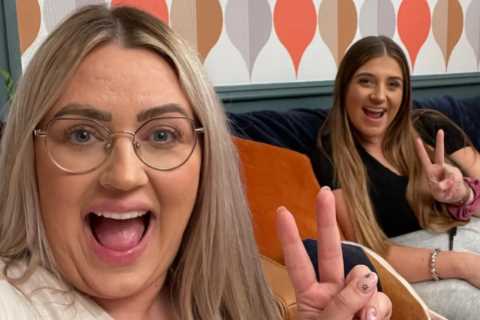 Gogglebox star Izzi Warner looks very different on glam night out in leather shorts