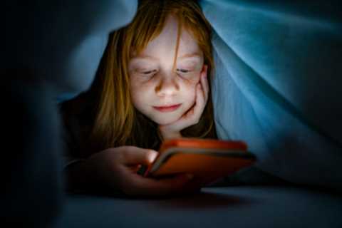 Kids should be banned from taking phones to bed to stop them seeing grim content at night,..