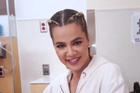 Khloe Kardashian teases her baby son’s name as she gives fans a glimpse of Christmas cookies for..