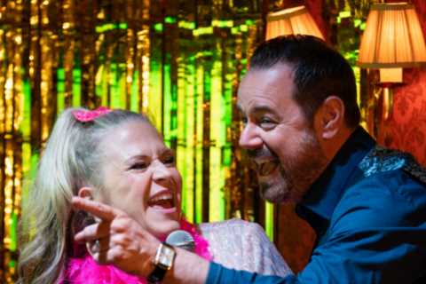 EastEnders star Kellie Bright reduced to tears as Danny Dyer leaves the soap after nine years