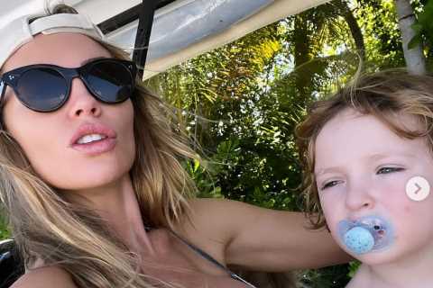 Abbey Clancy looks incredible in a bikini as she enjoys family holiday in the Maldives