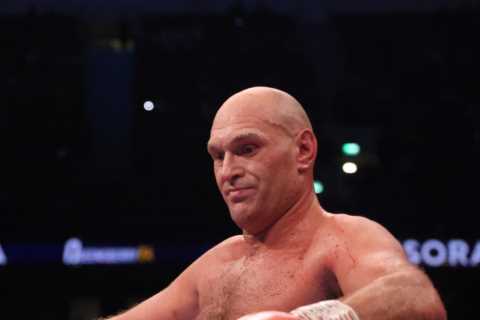 Tyson Fury opens up on first ever fight in pair of Donald Duck trackies that fell down whenever he..