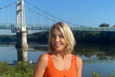 A Place In The Sun’s Laura Hamilton wows in figure-hugging orange dress
